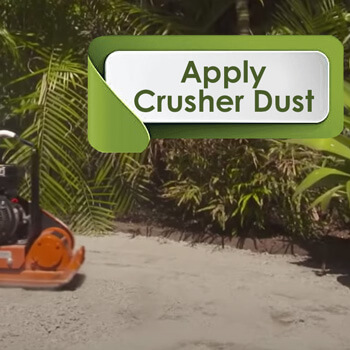 apply crusher dust