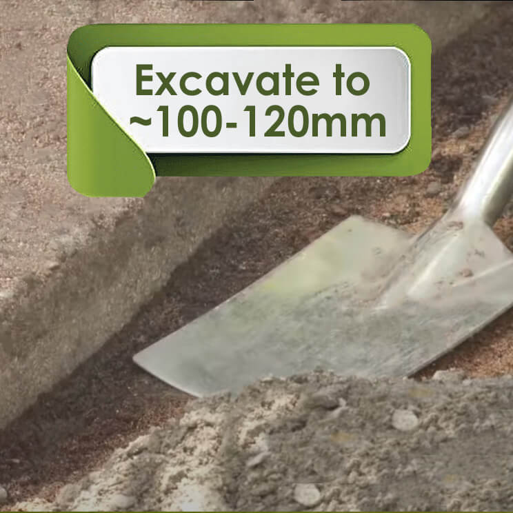 artificial grass diy instructions excavate 100mm
