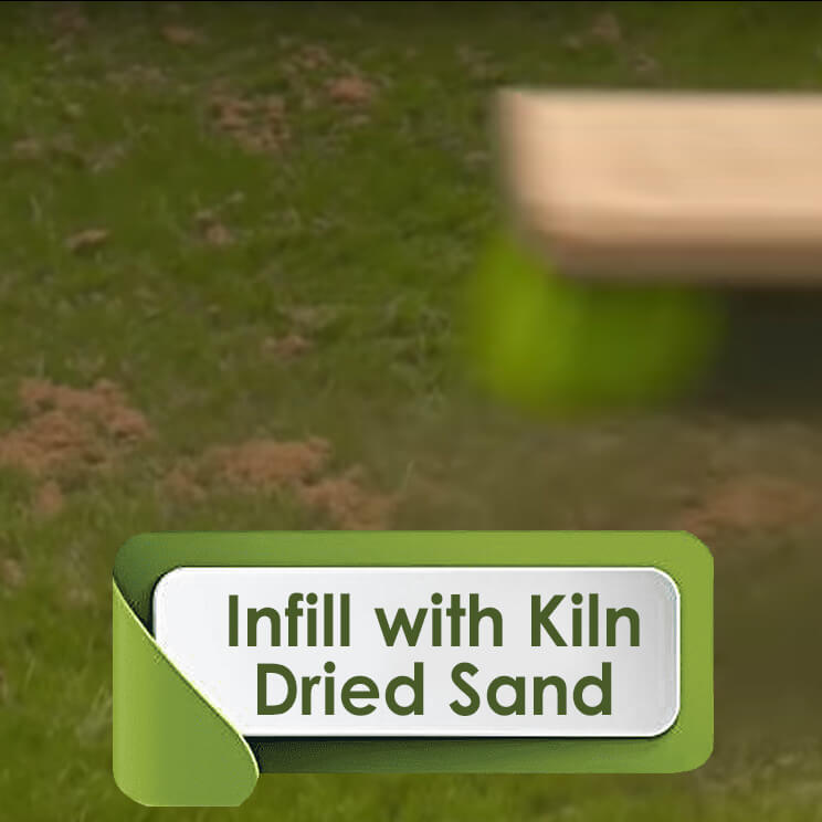 DIY instructions: Infill with kiln-dried sand
