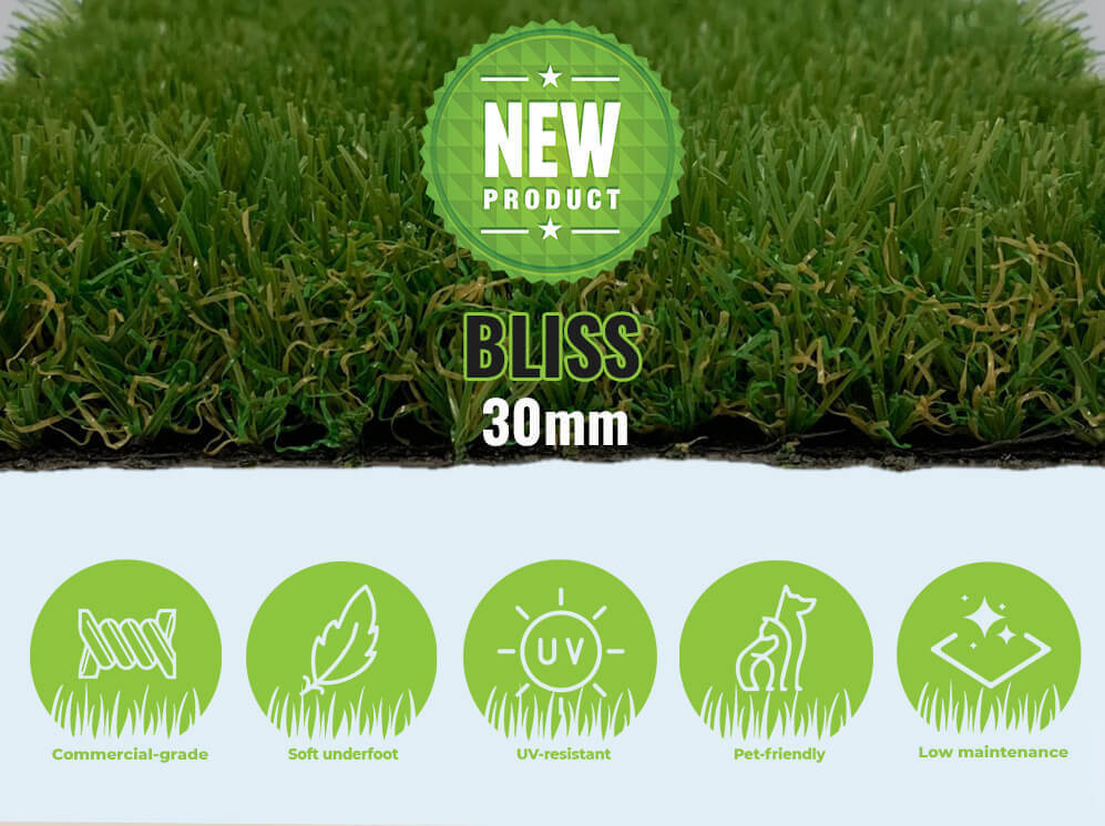 eastcoast bliss 30mm synthetic grass new