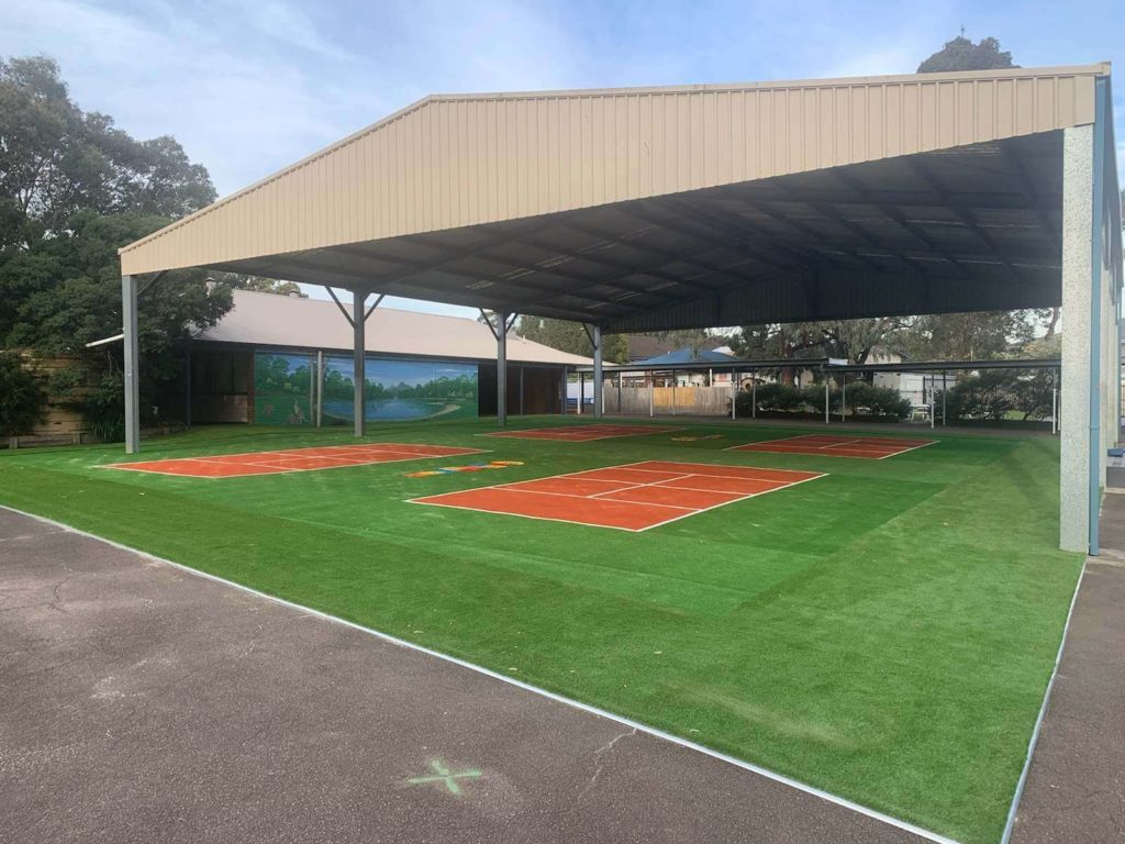 Artificial grass installation in Peakhurst using Eastcoast 'Cool' - image 02